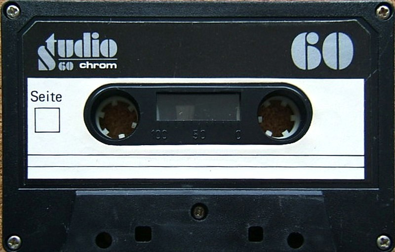 Compact Cassette Studio 60 Type II Chrome 1984 Germany