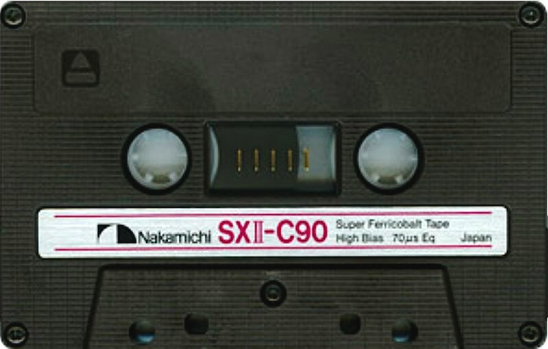 Compact Cassette Nakamichi SX II 90 Type II Chrome 1983 Worldwide