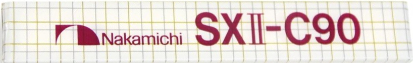 Compact Cassette Nakamichi SX II 90 Type II Chrome 1983 Worldwide