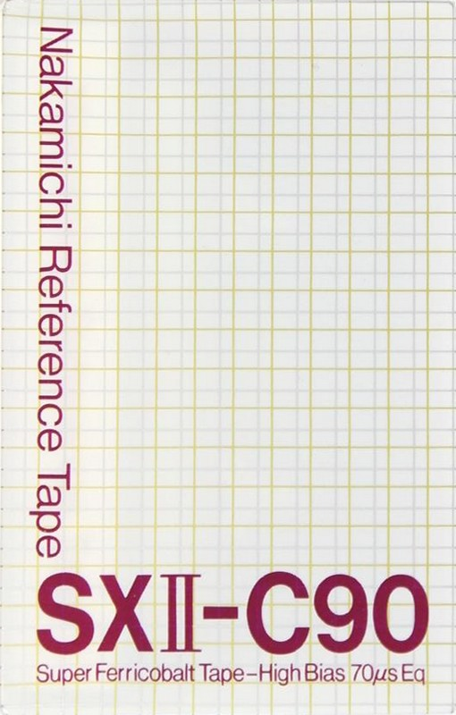 Compact Cassette Nakamichi SX II 90 Type II Chrome 1983 Worldwide