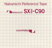 Compact Cassette Nakamichi SX II 90 Type II Chrome 1983 Worldwide