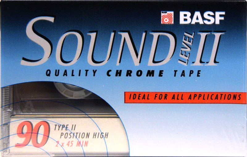 Compact Cassette BASF Sound 90 "Level II" Type II Chrome 1997 USA