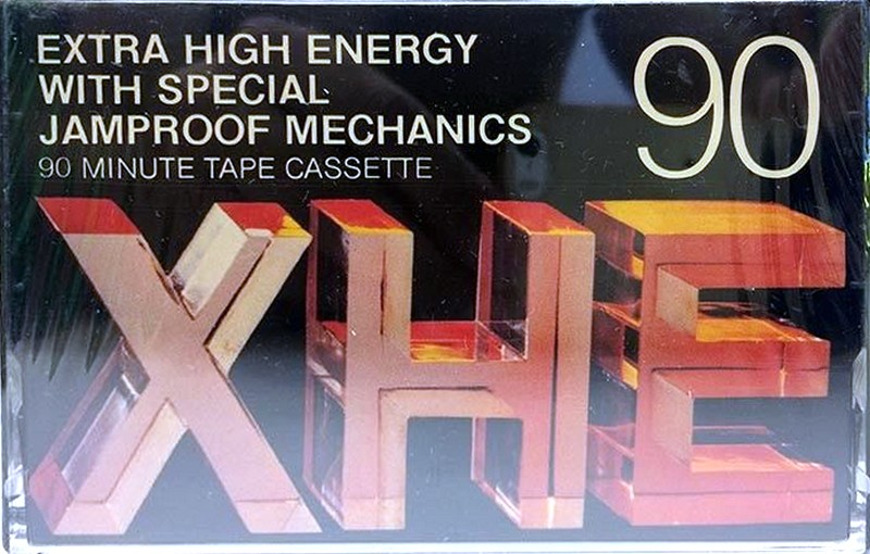 Compact Cassette Audio Magnetics XHE 90 Type I Normal 1972 USA