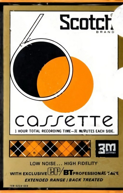 Compact Cassette Scotch 60 Type I Normal 1971 USA