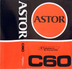 Compact Cassette Astor 60 Type I Normal 1976 Australia