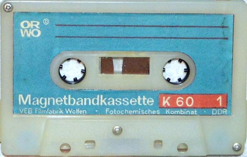 Compact Cassette ORWO 60 Type I Normal 1972 East Germany