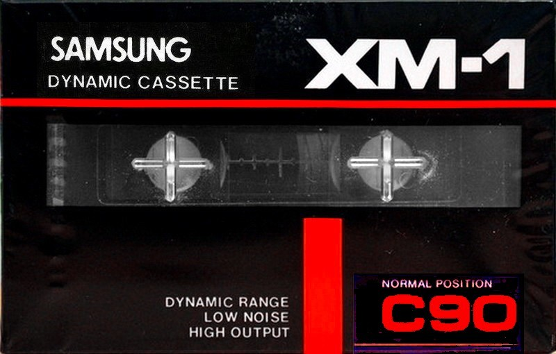 Compact Cassette Samsung XM-1 90 Type I Normal 1988 Europe