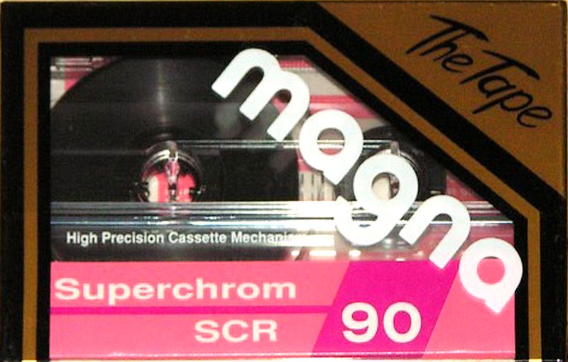 Compact Cassette Magna SCR 90 Type II Chrome 1990 Europe