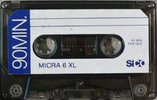 Compact Cassette Sico 90 "XL cassette" Type I Normal 1982 USA