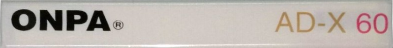 Compact Cassette ONPA AD-X 60 Type I Normal 1990 Worldwide