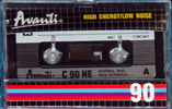 Compact Cassette Avanti 90 "HE" Type I Normal Hong Kong