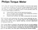 Compact Cassette Philips 811 CTM "Torque Meter" Service Cassette 1975 Europe