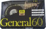 Compact Cassette General FS 60 Type I Normal 1994 Europe