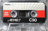 Compact Cassette Acme MS 800 90 Type I Normal 1984 Worldwide