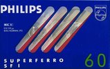 Compact Cassette Philips SF 60 "Superferro" Type I Normal 1986 Europe
