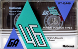Compact Cassette National GA 46 "RT-GA46" Type I Normal 1987 Japan