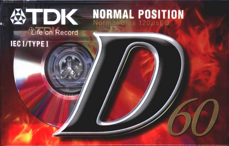 Compact Cassette TDK D 60 "D-60EB" Type I Normal 2010 Worldwide