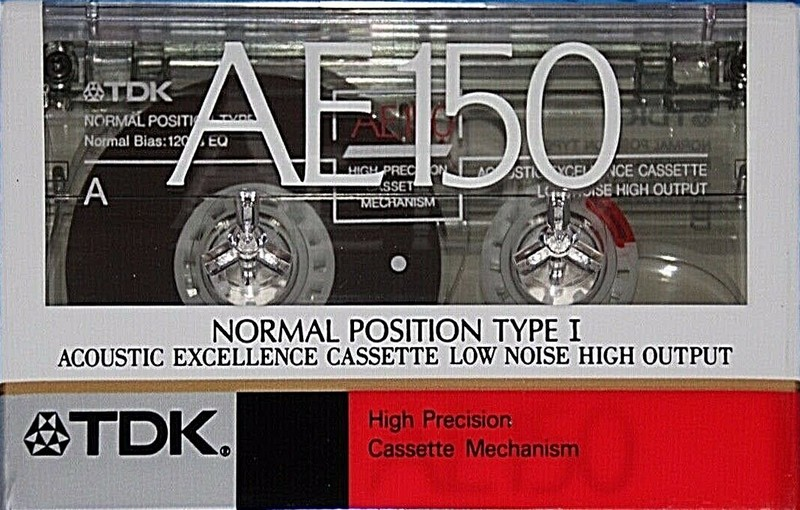 Compact Cassette TDK AE 150 "AE-150K" Type I Normal 1989 Japan