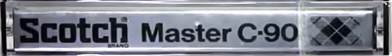 Compact Cassette Scotch Master 90 Type I Normal 1976 Japan