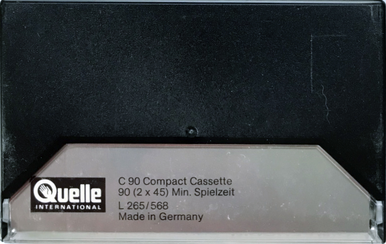 Compact Cassette Universum 90 Type II Chrome 1984 Europe