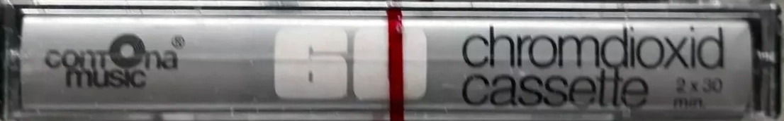 Compact Cassette Contona Music 60 Type II Chrome 1980 Europe