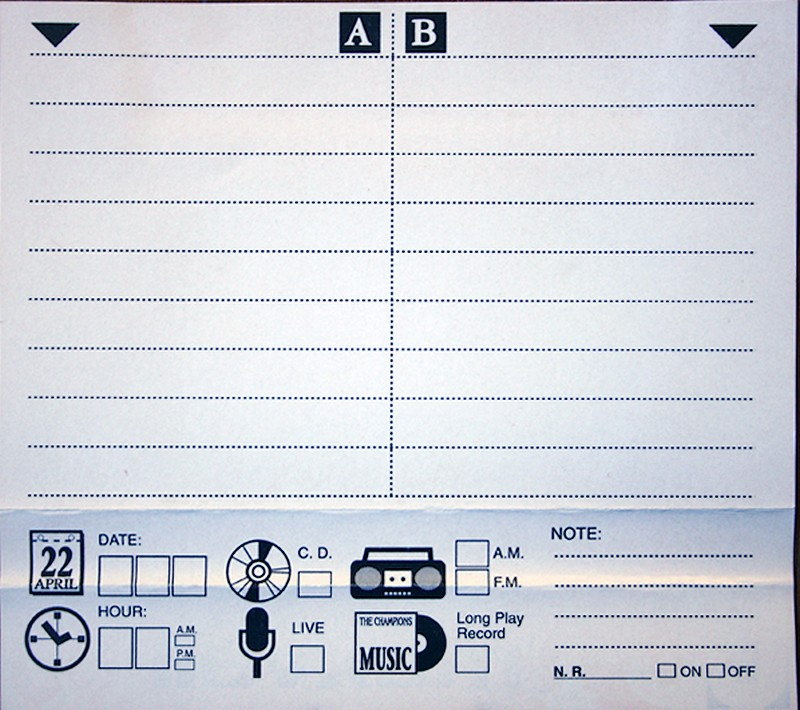 Compact Cassette Maxvall 60 "UD-1" Type I Normal 1991 Colombia