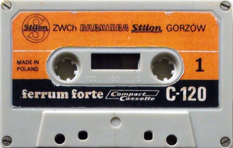 Compact Cassette Stilon Ferrum Forte 120 Type I Normal Poland