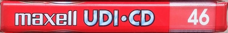 Compact Cassette Maxell UDI-CD 46 Type I Normal 1998 Europe