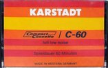 Compact Cassette Karstadt 60 Type I Normal 1971 Germany