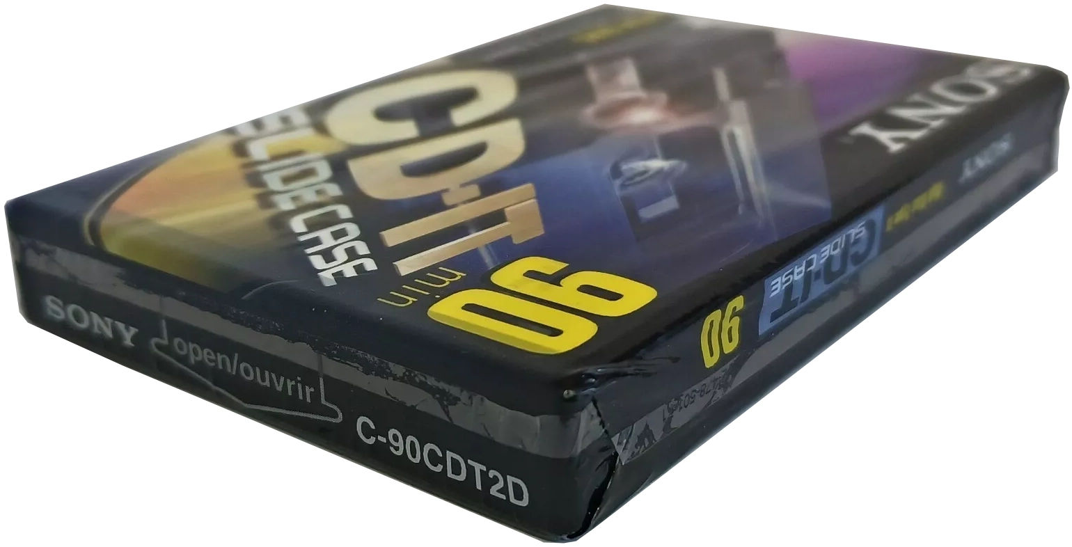 Compact Cassette Sony CD-IT 90 "C-90CDT2D" Type II Chrome 1999 North America