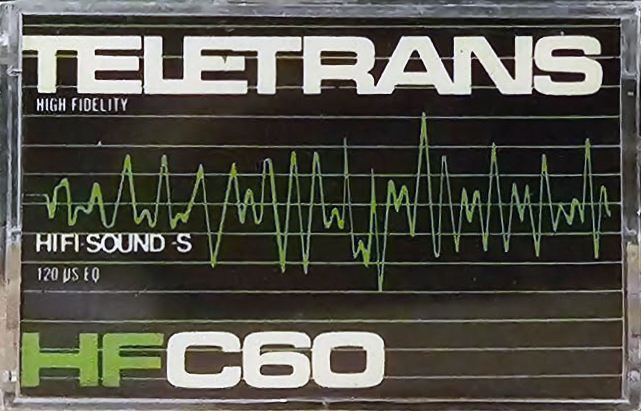 Compact Cassette Teletrans 60 "HIFI Sound S" Type I Normal Turkey
