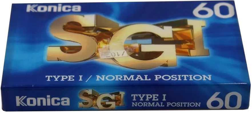 Compact Cassette Konica SG 60 Type I Normal 1993 Europe