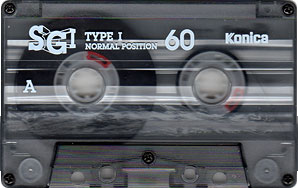 Compact Cassette Konica SG 60 Type I Normal 1993 Europe