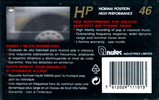 Compact Cassette Nulec HP 46 Type I Normal Europe