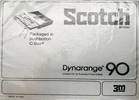 Compact Cassette Scotch Dynarange 90 Type I Normal 1977 USA