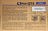 Compact Cassette Fuji GT-II 90 Type II Chrome 1982 Europe