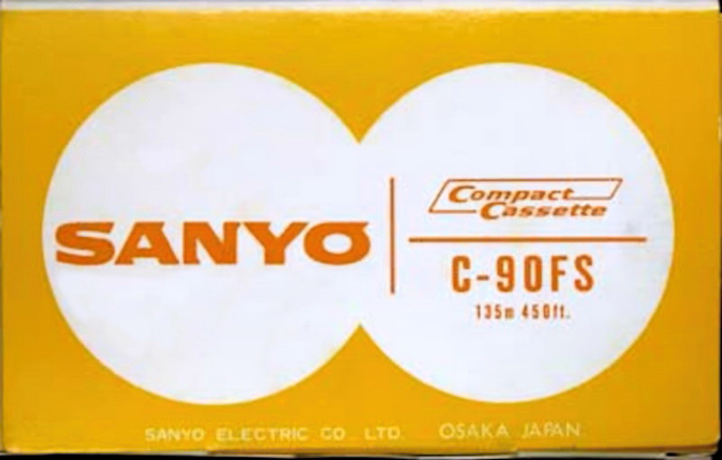Compact Cassette Sanyo FS 90 "C-90FS" Type I Normal 1972 Japan