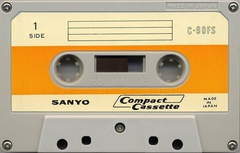 Compact Cassette Sanyo FS 90 "C-90FS" Type I Normal 1972 Japan