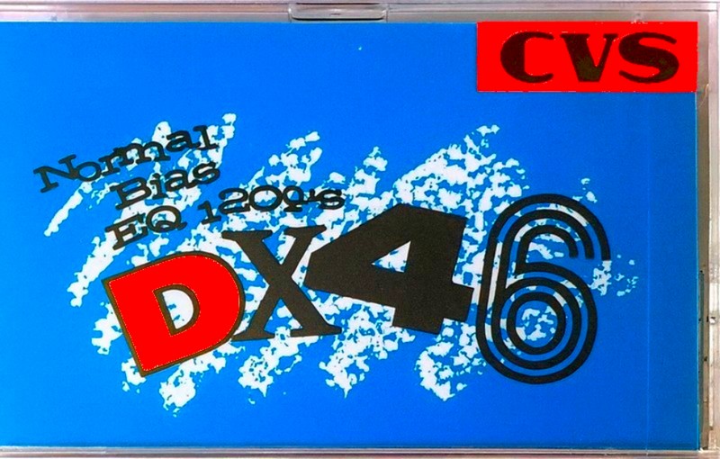 Compact Cassette CVS DX 46 Type I Normal Japan