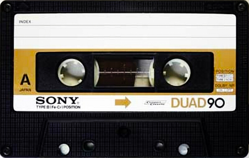 Compact Cassette Sony Duad 90 Type III Ferro Chrome 1983 Japan