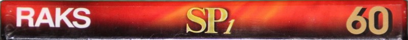 Compact Cassette RAKS SP 1 60 Type I Normal 1998 Europe