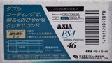 Compact Cassette AXIA PS-I / PS-1 46 "PS-1 B 46" Type I Normal 1991 Japan