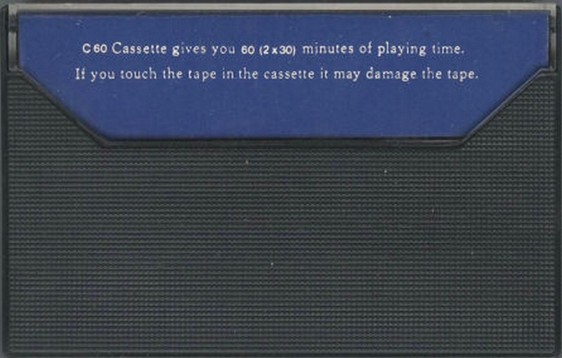 Compact Cassette International 60 Type I Normal 1979 Hong Kong