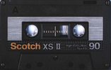 Compact Cassette Scotch XS II 90 Type II Chrome 1982 Europe