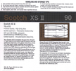 Compact Cassette Scotch XS II 90 Type II Chrome 1982 Europe