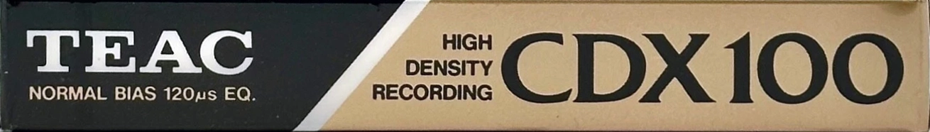 Compact Cassette Teac CDX 100 Type I Normal 1991 Europe