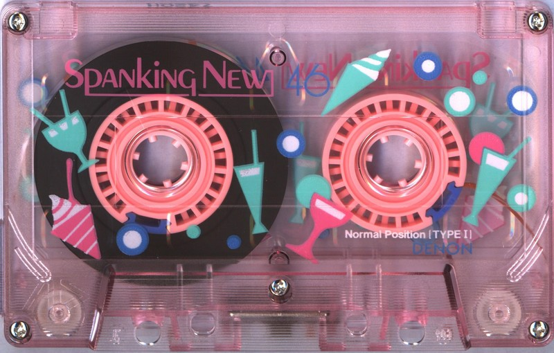 Compact Cassette Denon KF 46 "Spanking New KF46PB" Type I Normal 1986 Japan