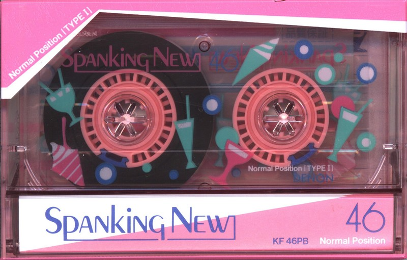 Compact Cassette Denon KF 46 "Spanking New KF46PB" Type I Normal 1986 Japan