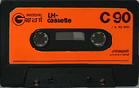 Compact Cassette Electronic Garant 90 "LH" Type I Normal Germany