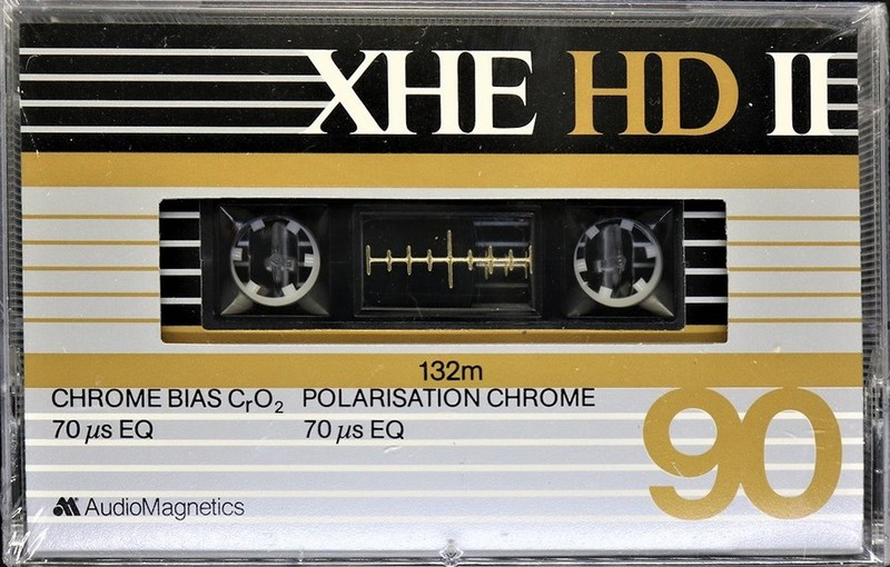 Compact Cassette Audio Magnetics XHE HD II 90 Type II Chrome 1982 Canada